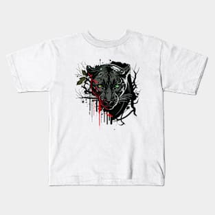 Graffiti Paint Panther Creative Kids T-Shirt